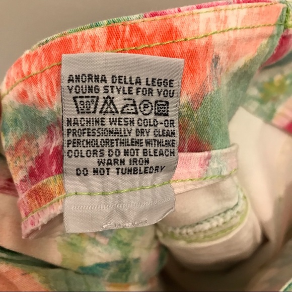 Vintage High Waist Floral Bermuda Shorts Small XS - Picture 8 of 8